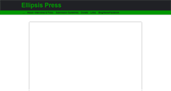 Desktop Screenshot of ellipsispress.com